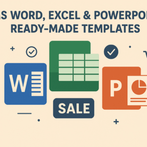 MS Word, Excel & PowerPoint Ready-Made Templates Bundle – Professional, Editable & Easy to Use